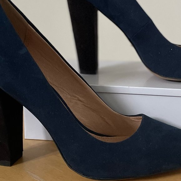 Aldo block heels - Navy & Black - Picture 2 of 7